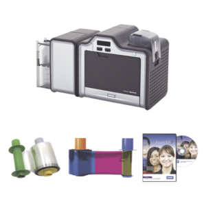 HID 89302 – Kit Impresora Retransferencia / Un Lado / 300 dpi / 24 seg por tarjeta / Alimentador 200 tarjetas / USB / CR80