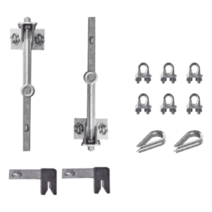 SYSCOM TOWERS KIT-LV45 – Sistema de Línea de Vida / Torre hasta 45 m (147.6 ft) / Acero Galvanizado en Caliente / Norma NOM-009-STP-2011 / Kit Completo con Herrajes