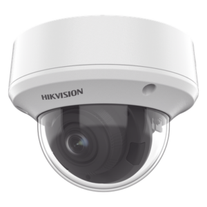 HIKVISION DS-2CE5AH0T-AVPIT3ZF(C) – Domo TURBOHD 5 Megapixel / Lente Motorizado 2.7 - 13.5 mm / IR EXIR 40 mts (131 ft) / TVI-AHD-CVI-CVBS / IK10 / IP67 / dWDR / 12 Vcc / 24 VCA