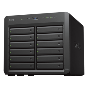 SYNOLOGY DS3622XS+ – Servidor NAS / 12 Bahías / Expansión a 36 Bahías / Intel Xeon 6 Núcleos / 16 GB DDR4 ECC / 10GbE RJ-45 / Caché NVMe SSD / RAID F1, 0, 1, 5, 6, 10