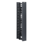 PANDUIT WMPV45E – Organizador Vertical de Cables / Doble Cara / 45 RU / 5x12in / 4.9in Ancho / 6.9ft Altura / Negro