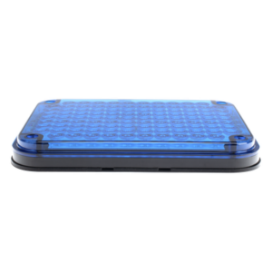 EPCOM INDUSTRIAL SIGNALING XLTE515BV2 – Luz de advertencia / 9x7" (22.9x17.8 cm) / 104 LED / 12 VCC / 1 A / 10 patrones de destello / Montaje permanente / Azul