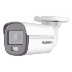 HIKVISION DS-2CE10DF0T-F – Cámara Bala TURBOHD / 2 MP 1080p / Color 24/7 / Lente 2.8 mm / Luz Blanca 20 m (65.6 ft) / IP67 / TVI-AHD-CVI-CVBS / Metal