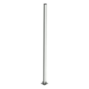 SYSCOM TOWERS MSC-30A-6 – Poste Tubular de Acero Galvanizado / 6 m (19.7 ft) de Altura / Carga Máxima 20 kg / Base 30 x 30 cm / Cédula 30