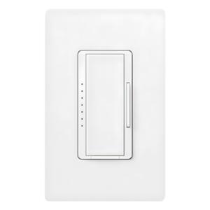 LUTRON ELECTRONICS RRD6NDWH – Atenuador Maestro / 600 W incandescente-halógeno / 600 VA MLV / requiere neutro / 120 V 50/60 Hz / RF 431.0-437.0 MHz / RadioRA 2