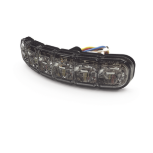 ECCO ED3794RB – Luz de Advertencia Direccional Flexible / 12 LED Bicolor / Montaje Curvo hasta 120° / IP69K / SAE Clase I y II / 69 Patrones de Destello