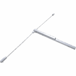 TESA - ASSA ABLOY 4718 – Barra de Pánico para Puertas de Emergencia / 2 Puntos Verticales / Retardo al Fuego 180 min / UL / 1,040 mm (3.41 ft) / 2,100 mm (6.89 ft) / Reversible