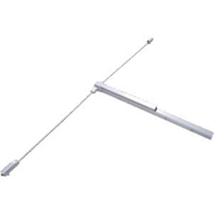 TESA - ASSA ABLOY 4718 – Barra de Pánico para Puertas de Emergencia / 2 Puntos Verticales / Retardo al Fuego 180 min / UL / 1,040 mm (3.41 ft) / 2,100 mm (6.89 ft) / Reversible