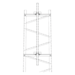 Trylon TRY-TFM4 – Brazo para Torre / Sección #4 / Mástil de Aluminio 1.8 m (5.9 ft) / Herrajes Incluidos / Exterior