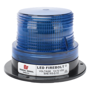FEDERAL SIGNAL 22025003 – Estrobo LED / 15 patrones de destello / 12-72 Vcc / Montaje en tubería 1/2 pulgada / SAE J845 Clase 2
