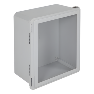 STI EF201610-W – Gabinete de Fibra de Vidrio / IP66 / 554 x 461 x 263 mm / Puerta Transparente Removible / 1.82 x 1.51 x 0.86 ft