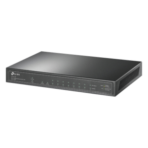 TP-LINK TL-SG1210P – Switch PoE+ / 8 Puertos Gigabit PoE+ / 1 Puerto Gigabit Uplink / 1 Puerto SFP / 63W PoE Total / 20 Gbps