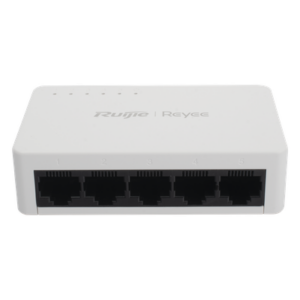 RUIJIE RG-ES05F – Switch No Administrable / 5 Puertos 10/100 Mbps / Visibilidad Cloud / Plug & Play / 1 Gbps Switching Capacity