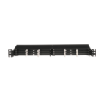 PANDUIT FLEX1UPN04 – Panel de Distribución de Fibra Óptica / 1 UR / 19" / 144 Fibras / 18 Cassettes HD Flex / 4 Espacios / 1.72" (43.7 mm) Alto