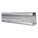 ANCLO ANC-USE-4X2 – Canal Unicanal Sólido / 4 x 2 cm (1.57 x 0.79 in) / Acero Pregalvanizado 1.52 mm / Longitud 3 m (9.84 ft) / Refuerzo Estructural / 0.9 kg/m
