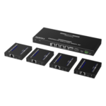 EPCOM TITANIUM TT-824N – Extensor y Divisor HDMI 1x4 / 4K @ 60 Hz / Hasta 70 m (229.7 ft) / HDR10 / IR Bidireccional / RS232 / PoC