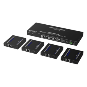 EPCOM TITANIUM TT-824N – Extensor y Divisor HDMI 1x4 / 4K @ 60 Hz / Hasta 70 m (229.7 ft) / HDR10 / IR Bidireccional / RS232 / PoC