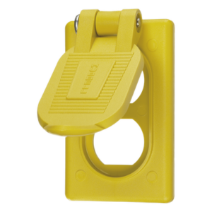 HUBBELL HUB-HBL-52C-M22 – Tapa para Intemperie / Grado Marino / IP66 / Duplex Vertical / -40 °C a 75 °C / Termoplástico