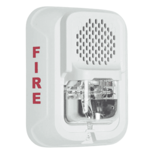 SYSTEM SENSOR P2WL-LF – Sirena de Baja Frecuencia con Estroboscopio / 520 Hz / 7 Niveles de Candela / 2 Hilos / Montaje en Muro