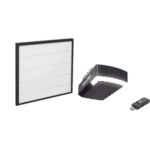 ACCESSPRO KIT-DOOR-189 – Kit Puerta de Garage 18x9 Pies (5.49 x 2.74 m) / Motor DC 1/2 HP / Insulada / Activación WiFi / Hasta 50 Controles / Lámina Calibre 26
