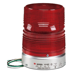 FEDERAL SIGNAL INDUSTRIAL 131ST-012024-R – Luz estroboscópica de advertencia / UL y cUL / 12-24 VCD / 2,000,000 cd / 80 destellos/min / Rojo