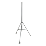 SYSCOM TOWERS SM-TR1.5 – Mástil con Tripié / 2" x 1.5 m (4.9 ft) / Acero Galvanizado en Caliente / ASTM A-36 / Instalación en Losa