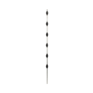 SFIRE SF-POST-6 – Poste de Paso para Cercas Eléctricas / Tubo de Acero Galvanizado / 6 Aisladores / Longitud 1.4 m (4.6 ft) / Diámetro 25 mm (1 in) / Sin Pintura