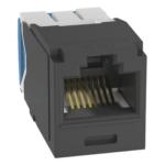 PANDUIT CJ6X88TGBL – Jack RJ45 / Cat 6A / UTP / 8P8C / Tool-Free / 22-26 AWG / -10°C a 65°C / Negro