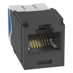 PANDUIT CJ6X88TGBL – Jack RJ45 / Cat 6A / UTP / 8P8C / Tool-Free / 22-26 AWG / -10°C a 65°C / Negro