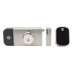 YALE-ASSA ABLOY MX89998 – Cerradura Digital / Teclado Táctil Exterior / Control Remoto / 250 Usuarios / Zigbee / Alexa y Google Home