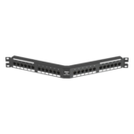 PANDUIT DPA24688TGY – Panel de Parcheo de Impacto / Angulado / Categoría 6 / 24 Puertos / 1UR / 19"