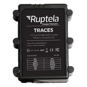 RUPTELA TRACE-5-PLUS – Localizador Vehicular 2G y 4G IP67 / Rastreo / Conducción eficiente / Deteccion de Jammer / Ideal para motocicletas / Apagado remoto