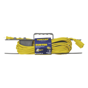 SURTEK SYS-136042 – Extensión Eléctrica de Uso Rudo / 6 m (19.7 ft) / 127 VCA / 10 A / Calibre 16 AWG / Doble Aislamiento