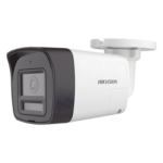 HIKVISION DS-2CE16U0T-LTS – Cámara Bala TURBOHD / 4K 8 Megapixel / Lente 2.8 mm / Ángulo 113° / Dual Light IR 30 m (98.4 ft) + Luz Blanca 20 m (65.6 ft) / Audio Bidireccional / IP67 / dWDR