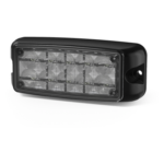 ECCO CD4081RB – Luz de Advertencia LED / 10 LED / Rojo/Azul / 5x2 Pulgadas / 12-24 VDC / Montaje Superficial / IP Resistente al Agua / SAE Clase I