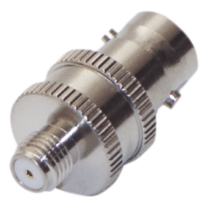 RF INDUSTRIES,LTD RFB-1142-4 – Adaptador RF Coaxial / BNC Hembra a SMA Hembra / Montaje en Línea / Cuerpo Niquelado / Contacto Oro / Aislante Teflón