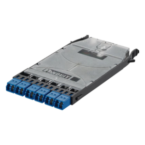 PANDUIT FHS9N-12-10N – Cassette de Fibra Óptica / 6 Puertos LC Duplex / 12 Fibras Monomodo OS2 / Empalme por Fusión / 500 Ciclos de Conexión / 0.35 dB Pérdida de Inserción