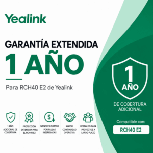 YEALINK RCH40E2-AMS-1YEAR – Garantía Extendida de 1 Año para Switch PoE RCH40-E2 de Yealink