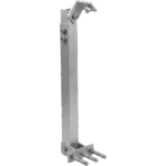 SYSCOM EPL-AL3NT-380-03AL – Soporte Ajustable / Aluminio Anodizado / 455 mm (17.9 in) / Diseño Modular
