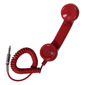 INIM ELECTRONICS IFFT-PHONE – Auricular para teléfono de emergencia / Conector jack 6,3 mm / Compatible con centrales Previdia Ultravox