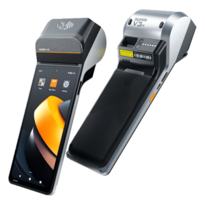 SUNMI V3SCAN – Terminal Móvil Inteligente / Pantalla HD+ 6.75" / Procesador Hexa-Core / Impresora Térmica 58 mm / Escáner Láser 2D / NFC SoftPOS / 3GB RAM + 32GB / Android 13 / 4G LTE / Wi-Fi Dual Band