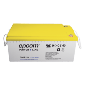 EPCOM POWERLINE PG12150 – Batería de Gel OPzV / 12 V / 150 Ah / Ciclo Profundo / Vida Útil 20+ Años / Descarga Máxima 500 A / Aplicaciones Fotovoltaicas y Respaldo