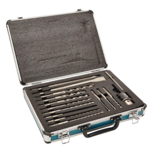 MAKITA D-71205 – Juego de Brocas, Cinceles y Broquero SDS Plus / 14 Piezas / Medidas 5/32'' a 5/8'' / Longitudes 4-1/4'' a 10''