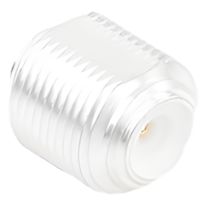 RF INDUSTRIES,LTD PT-4000-013 – Adaptador Coaxial Universal / Macho a Macho / Bronce Plateado / Contactos Oro / Dieléctrico Teflón