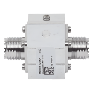 POLYPHASER IS-50UX-CO – Protector RF Coaxial / Rango 1.5 a 700 MHz / Supresión 20 kA / Potencia HF 2 kW / Conectores UHF Hembra / Ceja Lateral