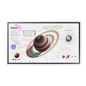 SAMSUNG ELECTRONICS WM55FX – Pantalla Interactiva Digital / 55 Pulgadas / 4K UHD 3840x2160 / Touch IR 20 Puntos / Whiteboard 4 Usuarios / Tizen 9.0 / Wi-Fi / Bluetooth