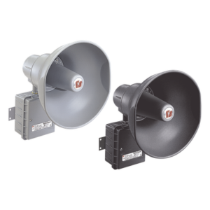 FEDERAL SIGNAL INDUSTRIAL 302GCX-024-B – Altavoz amplificado para zonas peligrosas / 30W / 24 VCD / 114 dBA @ 10 pies (124 dBA @ 1 m) / UL cUL Clase I-III División 2 / IP66 IP69K / Aluminio fundido