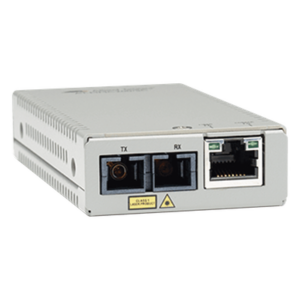 ALLIED TELESIS AT-MMC200/SC-90 – Convertidor de medios Fast Ethernet a fibra óptica, conector SC, multimodo (MMF), distancia hasta 2 km