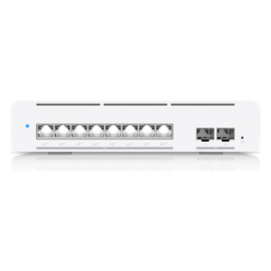 UBIQUITI USW-PRO-XG-8-POE – Switch PoE++ Capa 3 / 8 Puertos 10GbE / 2 Puertos SFP+ / PoE 155 W / Etherlighting™ / 200 Gbps