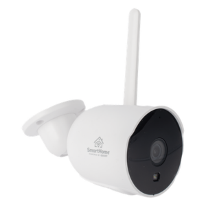 SMARTHOME BY EPCOM SCAM2B – Cámara Bala IP / 2MP Full HD / Wi-Fi 2.4GHz / Audio Bidireccional / MicroSD 256GB / Lente 4mm / 90° / IP65